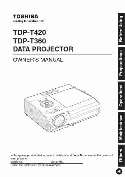 Toshiba Projector TDP-T420-page_pdf